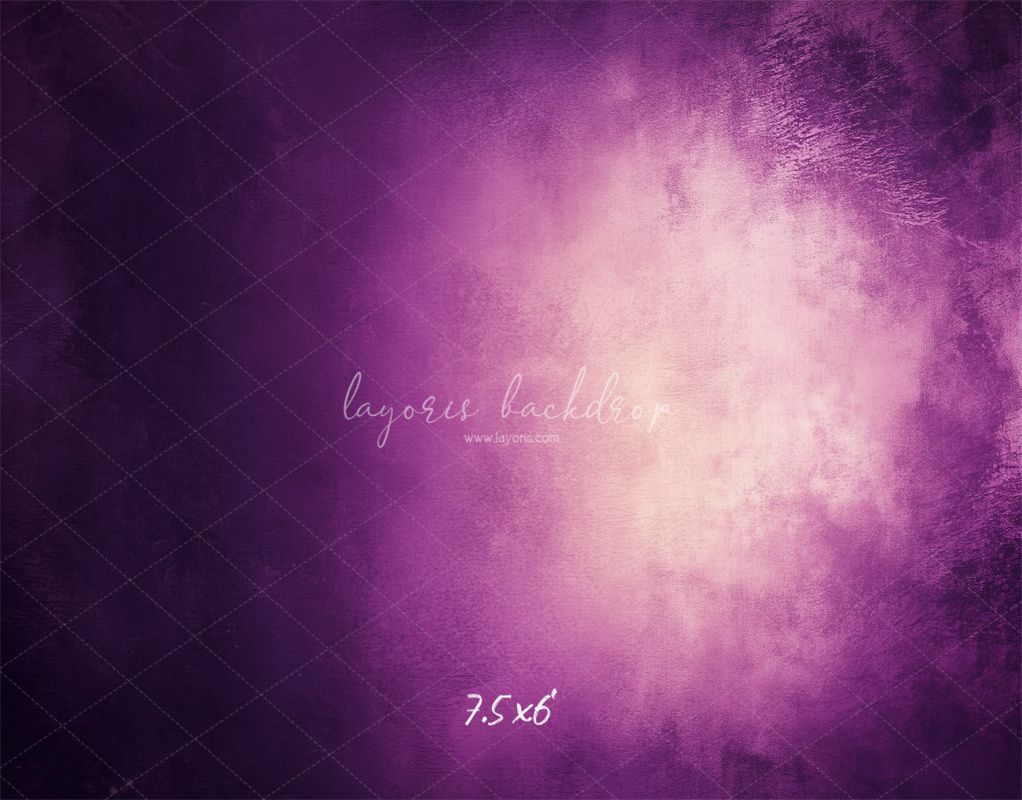 Purple Misty Old Master Photography Backdrop - Layoris
