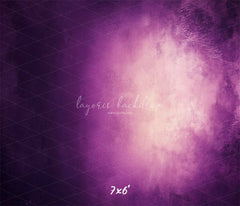 Purple Misty Old Master Photography Backdrop - Layoris