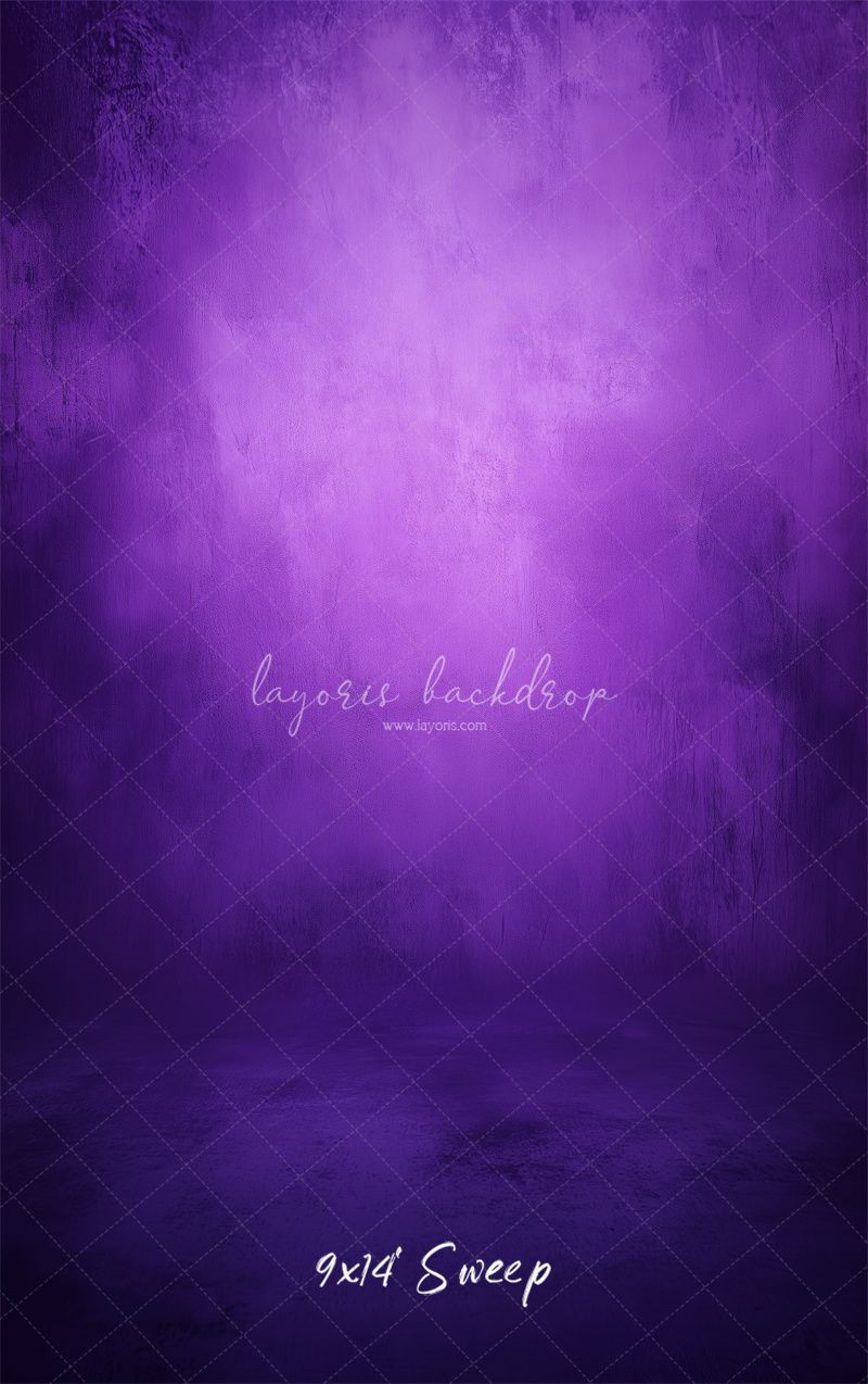 Purple Concrete Wall Abstract Portrait Backdrop - Layoris