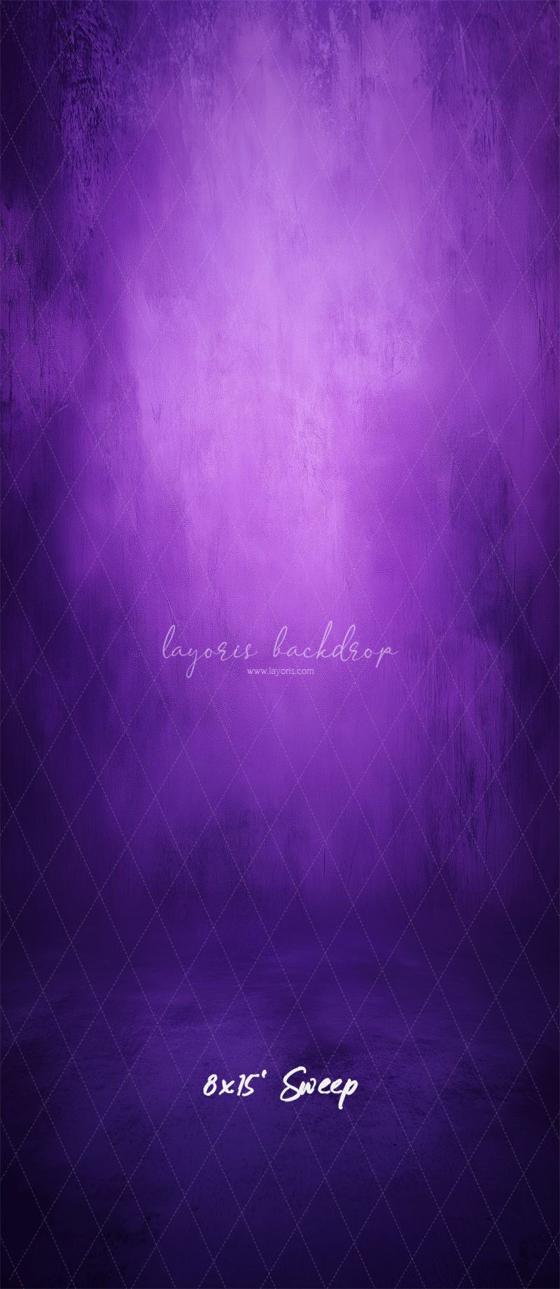 Purple Concrete Wall Abstract Portrait Backdrop - Layoris