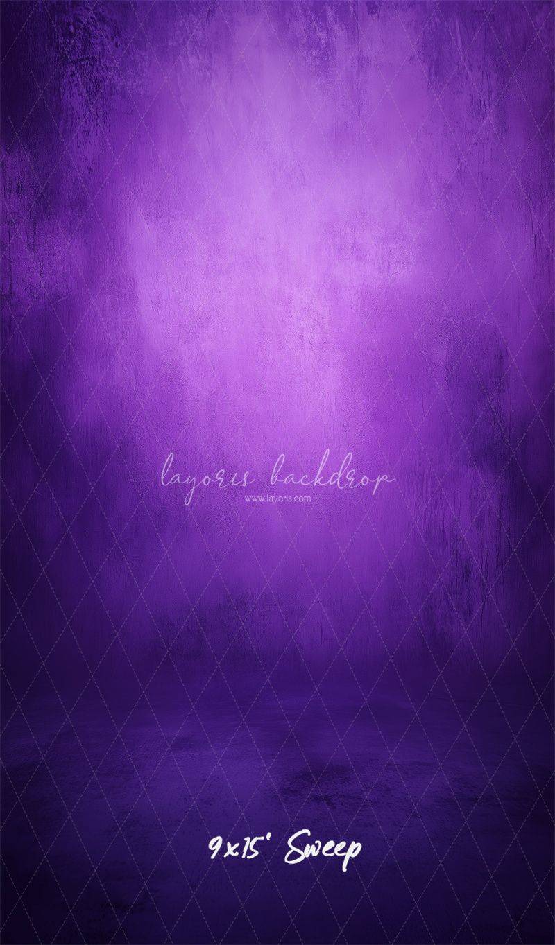 Purple Concrete Wall Abstract Portrait Backdrop - Layoris