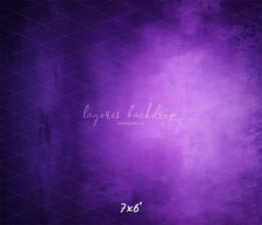 Purple Concrete Wall Abstract Portrait Backdrop - Layoris