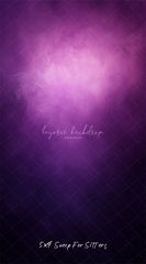Purple Halo Misty Old Master Portrait Backdrop - Layoris