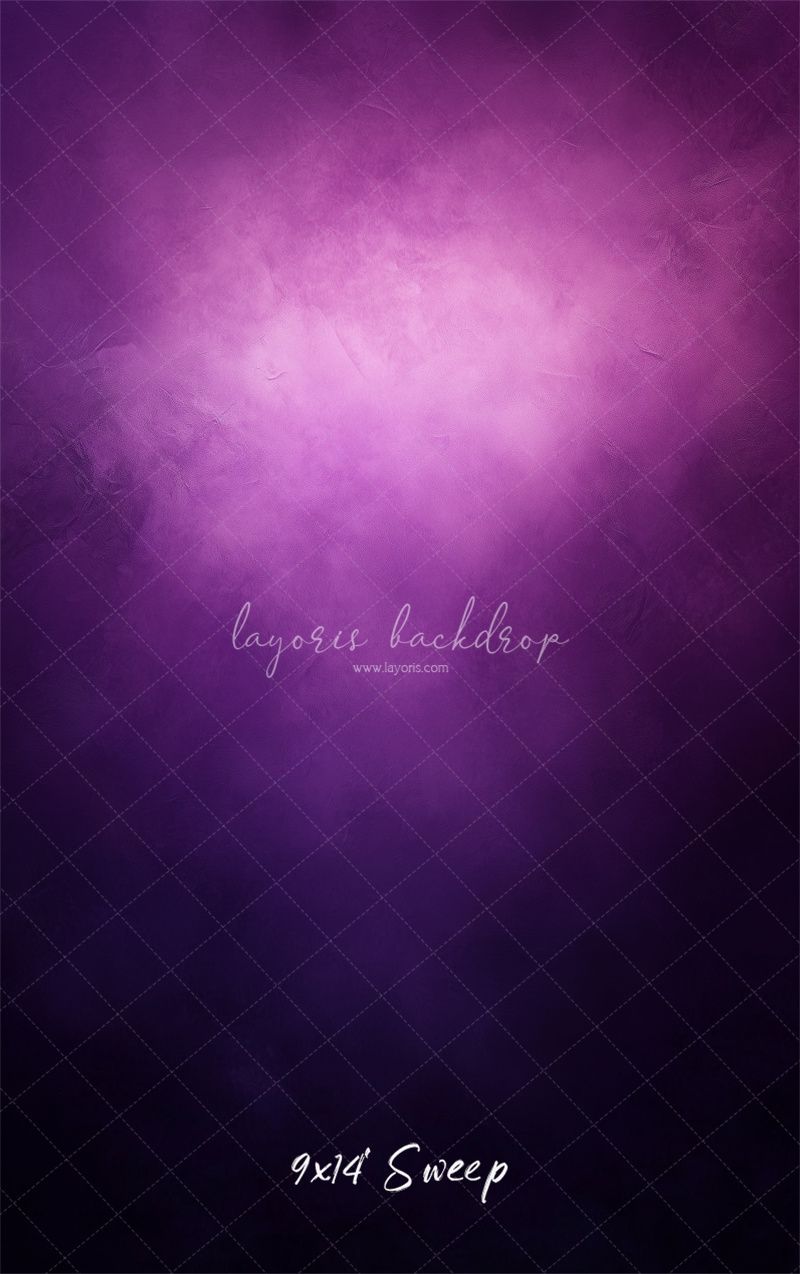 Purple Halo Misty Old Master Portrait Backdrop - Layoris