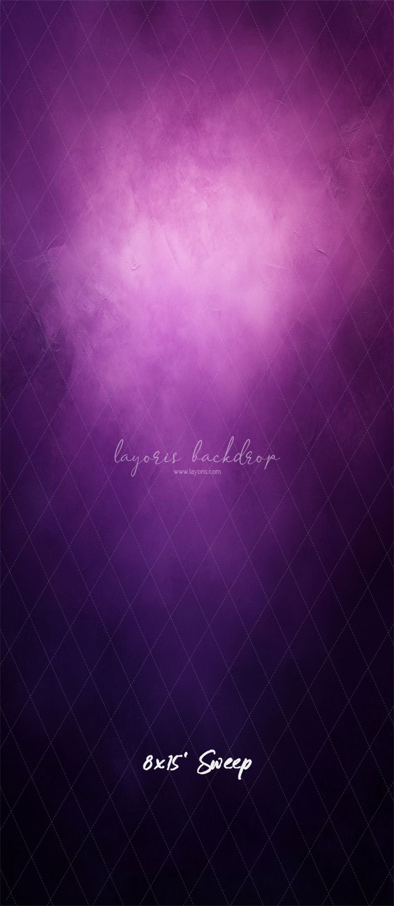 Purple Halo Misty Old Master Portrait Backdrop - Layoris