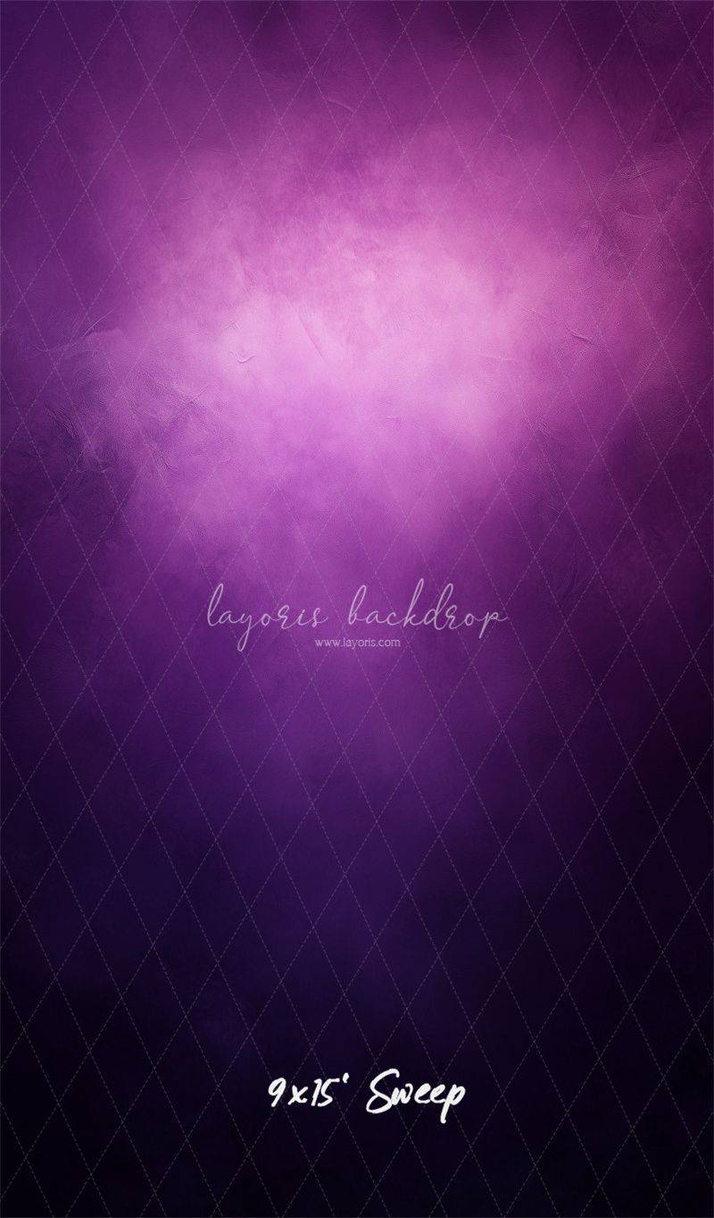 Purple Halo Misty Old Master Portrait Backdrop - Layoris