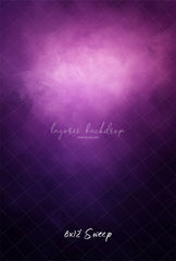 Purple Halo Misty Old Master Portrait Backdrop - Layoris