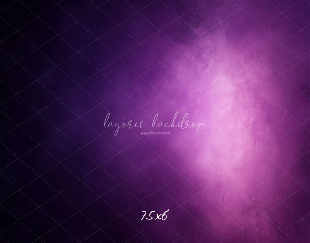 Purple Halo Misty Old Master Portrait Backdrop - Layoris