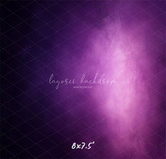 Purple Halo Misty Old Master Portrait Backdrop - Layoris