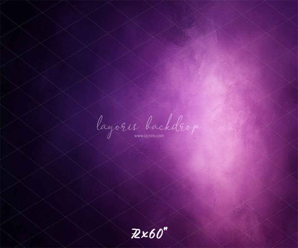 Purple Halo Misty Old Master Portrait Backdrop - Layoris