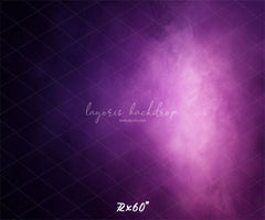 Purple Halo Misty Old Master Portrait Backdrop - Layoris