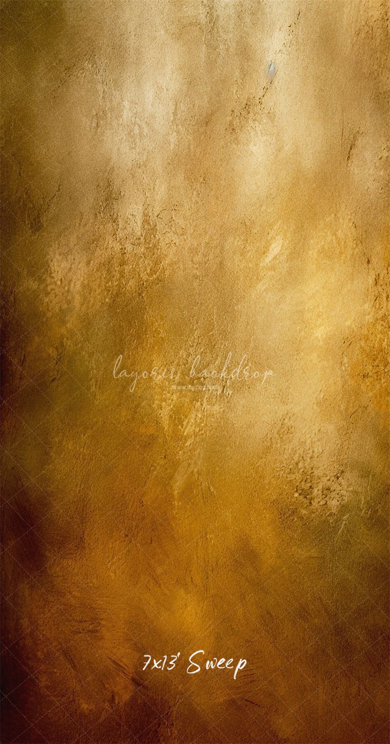Golden Vintage Texture Photography Backdrop - Layoris