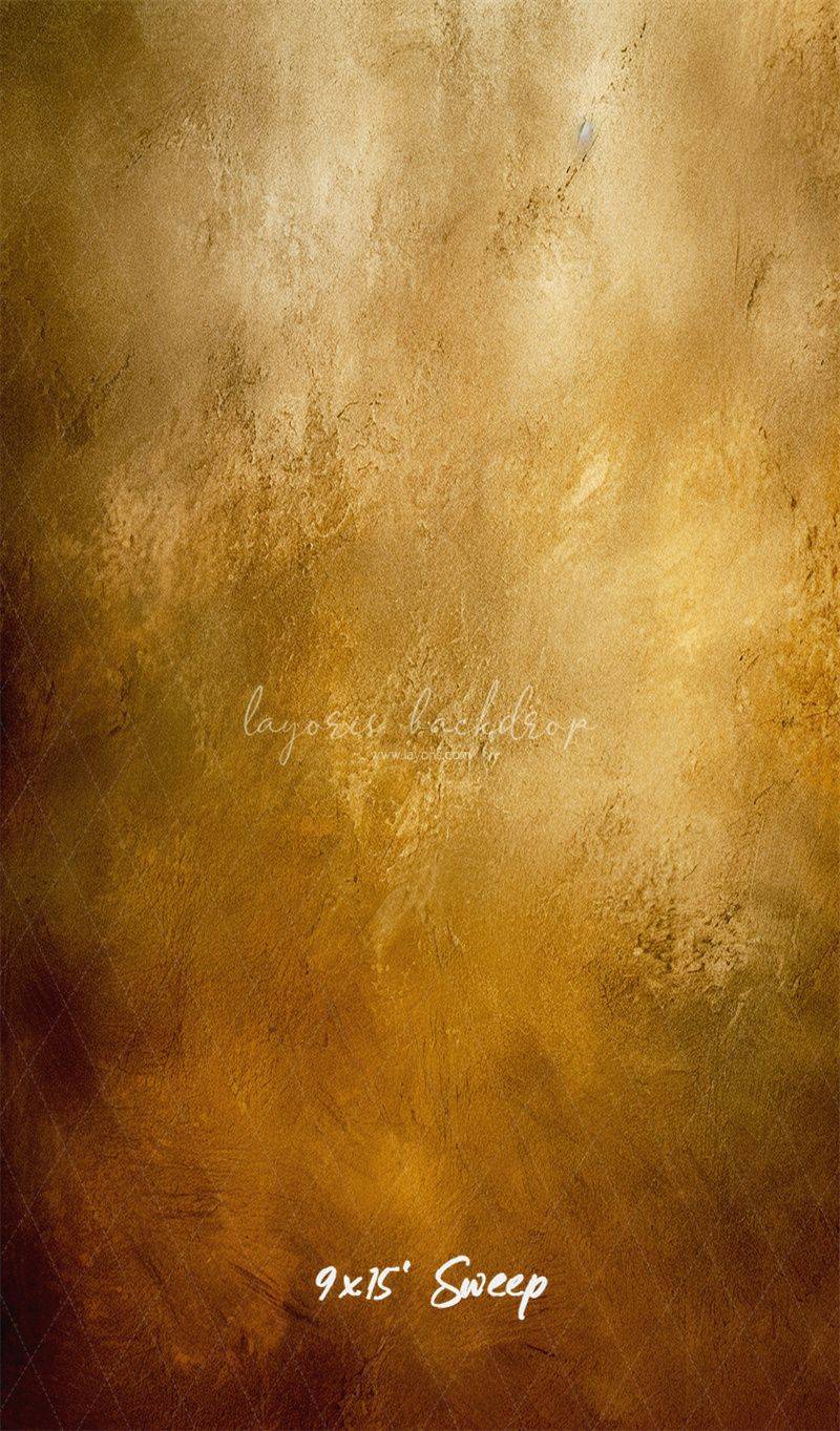 Golden Vintage Texture Photography Backdrop - Layoris