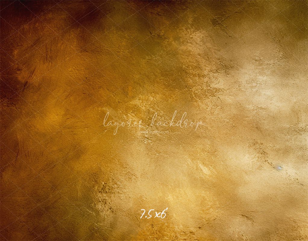 Golden Vintage Texture Photography Backdrop - Layoris