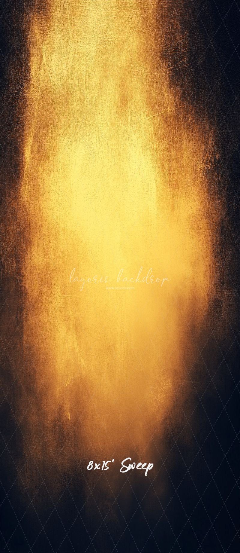 Black Surrounds The Yellow Old Master Backdrop - Layoris