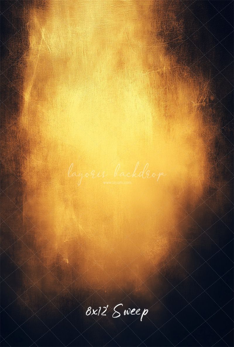 Black Surrounds The Yellow Old Master Backdrop - Layoris