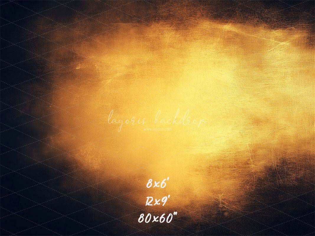 Black Surrounds The Yellow Old Master Backdrop - Layoris