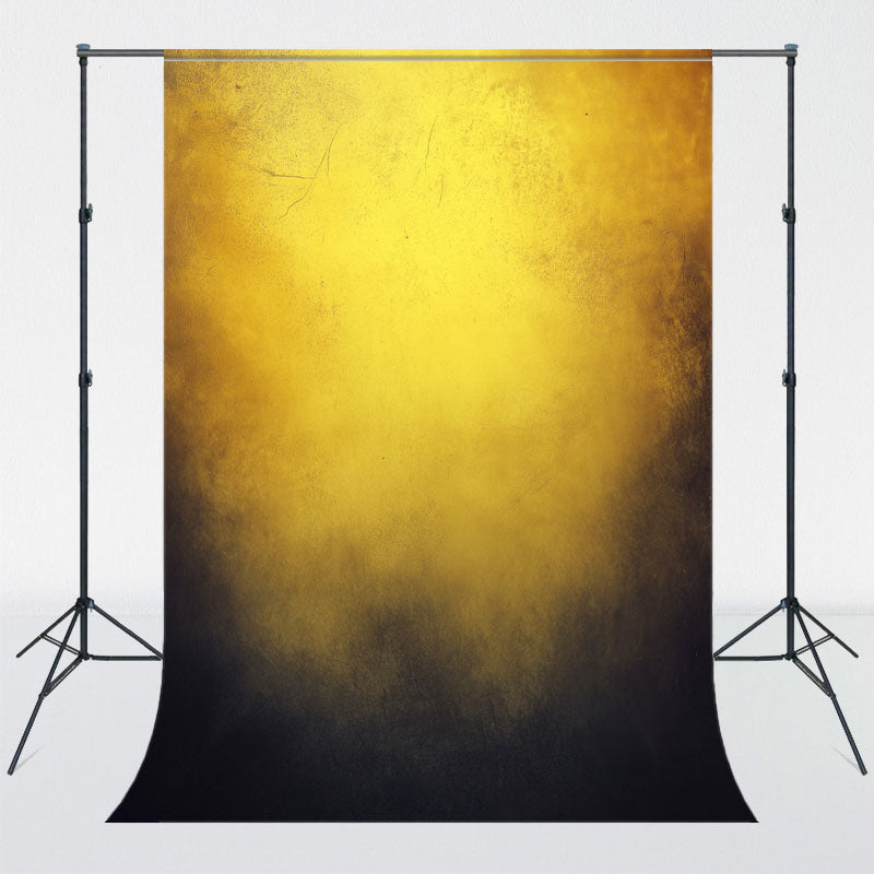 Yellow Black Gradient Old Master Photo Backdrop - Layoris