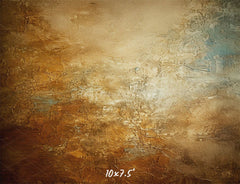 Blue Brown Rusty Retro Portrait Backdrop - Layoris