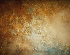 Blue Brown Rusty Retro Portrait Backdrop - Layoris