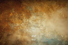 Blue Brown Rusty Retro Portrait Backdrop - Layoris