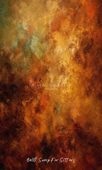 Golden Brown Oil Painting Photo Booth Backdrop - Layoris