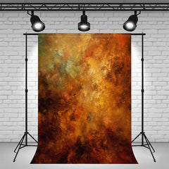 Golden Brown Oil Painting Photo Booth Backdrop - Layoris