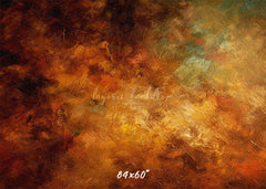 Golden Brown Oil Painting Photo Booth Backdrop - Layoris