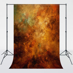 Golden Brown Oil Painting Photo Booth Backdrop - Layoris