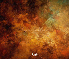 Golden Brown Oil Painting Photo Booth Backdrop - Layoris