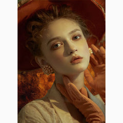 Golden Brown Oil Painting Photo Booth Backdrop - Layoris