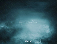 Smoky Navy Blue Old Master Portrait Backdrop - Layoris