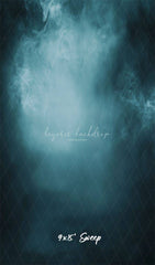 Smoky Navy Blue Old Master Portrait Backdrop - Layoris