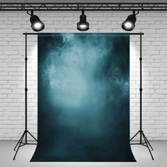 Smoky Navy Blue Old Master Portrait Backdrop - Layoris