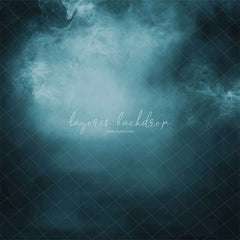 Smoky Navy Blue Old Master Portrait Backdrop - Layoris