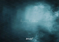 Smoky Navy Blue Old Master Portrait Backdrop - Layoris