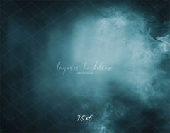 Smoky Navy Blue Old Master Portrait Backdrop - Layoris