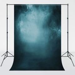 Smoky Navy Blue Old Master Portrait Backdrop - Layoris