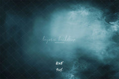 Smoky Navy Blue Old Master Portrait Backdrop - Layoris