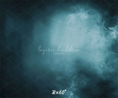 Smoky Navy Blue Old Master Portrait Backdrop - Layoris