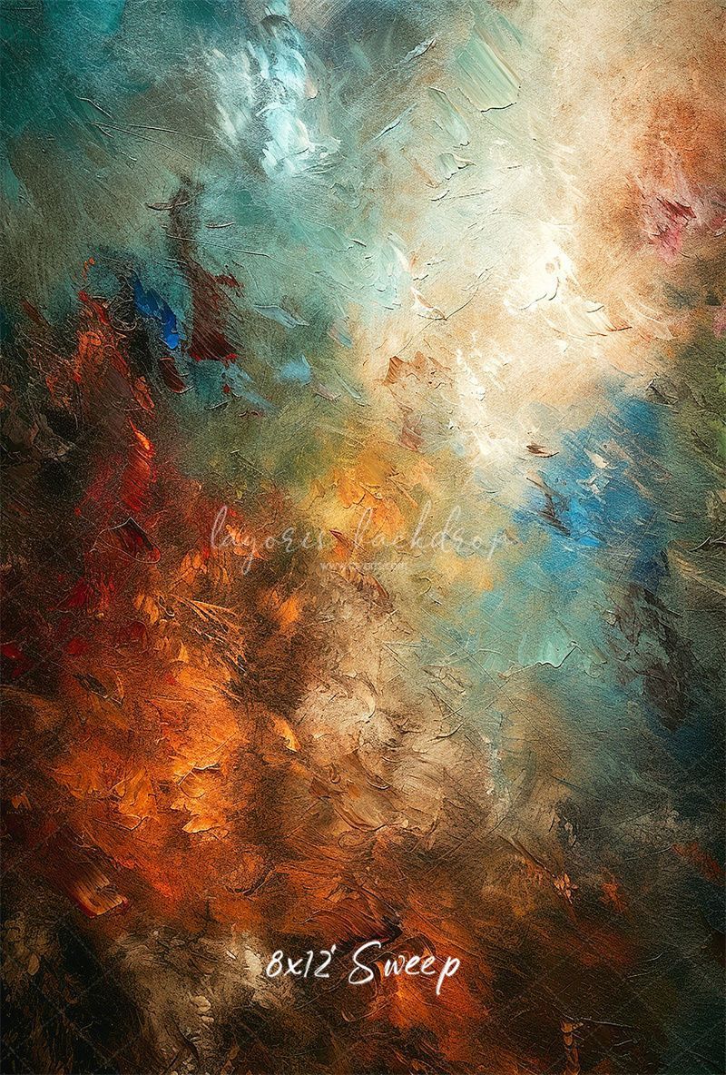 Colorful And Elegant Photo Booth Portrait Backdrop - Layoris