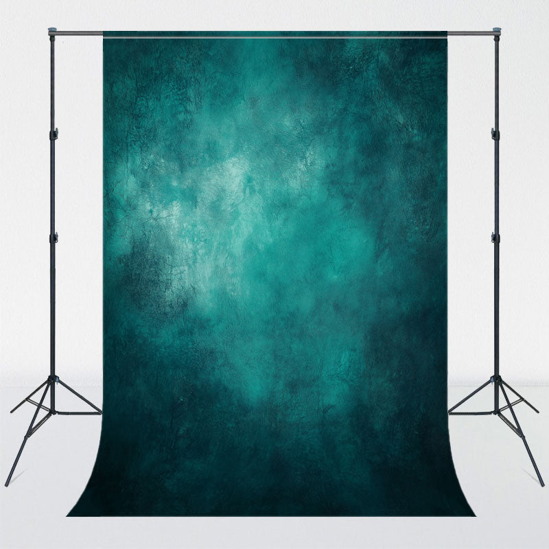 Teal Abstract Texture Elegant Photo Booth Backdrop - Layoris