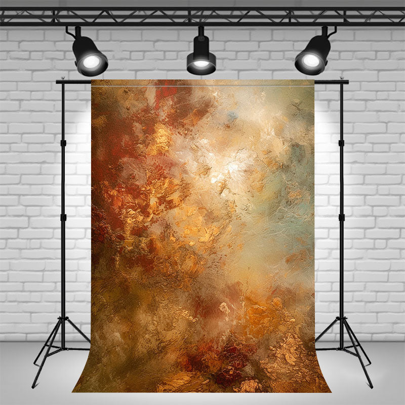 Golden Mottled Cement Wall Photo Booth Backdrop - Layoris