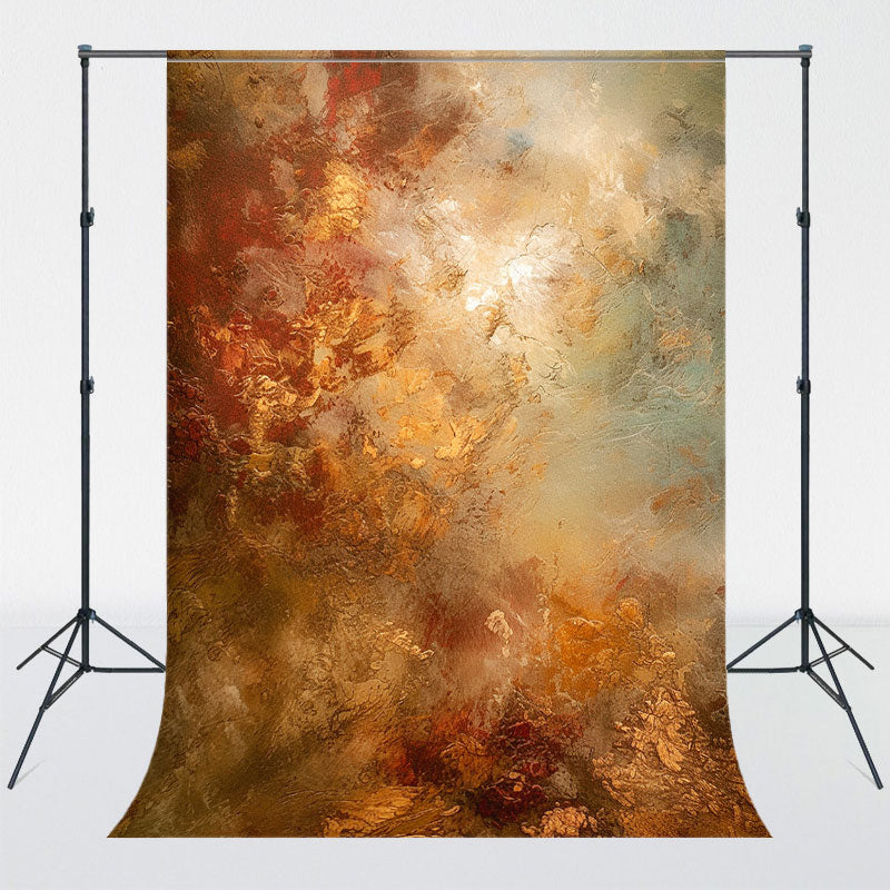 Golden Mottled Cement Wall Photo Booth Backdrop - Layoris