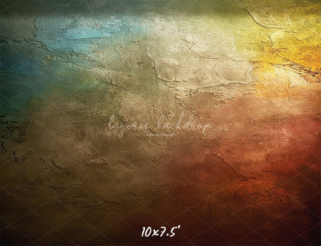 Colorful Retro Portrait Photography Backdrop - Layoris