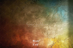 Colorful Retro Portrait Photography Backdrop - Layoris