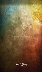 Colorful Retro Portrait Photography Backdrop - Layoris