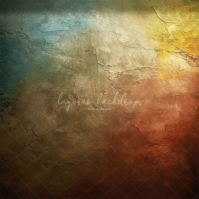 Colorful Retro Portrait Photography Backdrop - Layoris