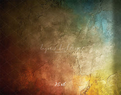 Colorful Retro Portrait Photography Backdrop - Layoris