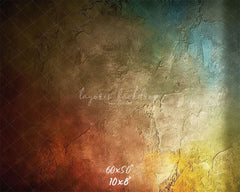 Colorful Retro Portrait Photography Backdrop - Layoris